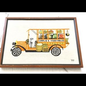 Vintage Needlepoint ‘Charlies Vegetables’